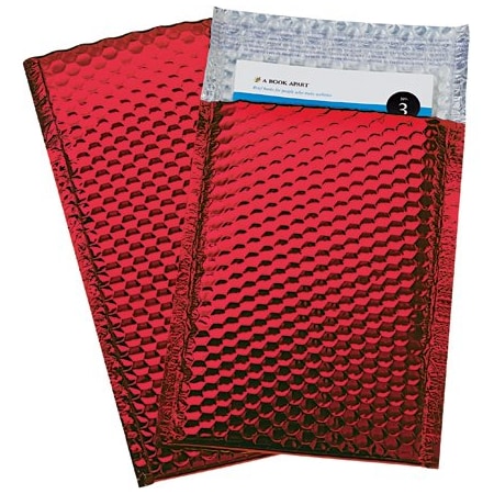 Bsc Preferred 7-1/2 x 11'' Red Glamour Bubble Mailers, 72PK BUY03998315